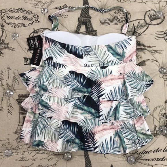 Island Escape Costa Rica Tiered Tankini Top - Picture 8 of 8